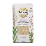 Biona Short Grain Italian Brown Rice Organic 500g