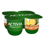 Danone Activia Fruits Pineapple Dessert 4x125g