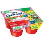 Danone Gervais maxi strawberry cottage cheese 4x100g