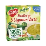 Liebig Mouline of 5 green vegetables soup 2x30cl
