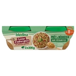 Bledina Aubergine & Caviar Small Pasta bowl from 8 months 2x200g