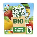 Materne Plain apple Pouches Pom Potes Organic 4x90g