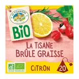 La Tisaniere Organic Lemon Fat-Burning Herbal Infusion tea x20 sachets 30g