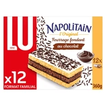 LU Napolitain chocolate cake classic family size 12's 360g