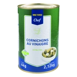 Extra fine Gherkins 5/1 tin 4kg