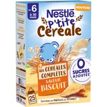 Nestle Biscuit Flavour Infant cereals no sugar added from 6 months 270g