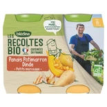 Bledina Organic Pumpkin, Parsnip & Turkey from 8 months 2x200g