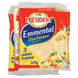 President Grated emmental sachet 3x70g