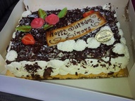 Birthday Sponge Cake (Patisserie) on Request