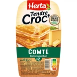 Herta Croc-Monsieur ham & Comte cheese 2x200g Nitrite Free