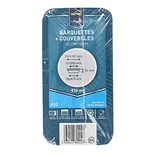 Aluminum disposable tray+lid 900C (x50)