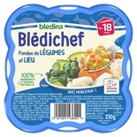 Bledina Bledichef Vegetables fondue & Place (Hake) fish from 18 months 250g