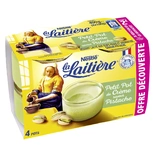 La Laitiere pistachio creme 4x100g