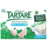 Tartare Diet & Pleasure, Garlic & herbs Spread Cheese 128g