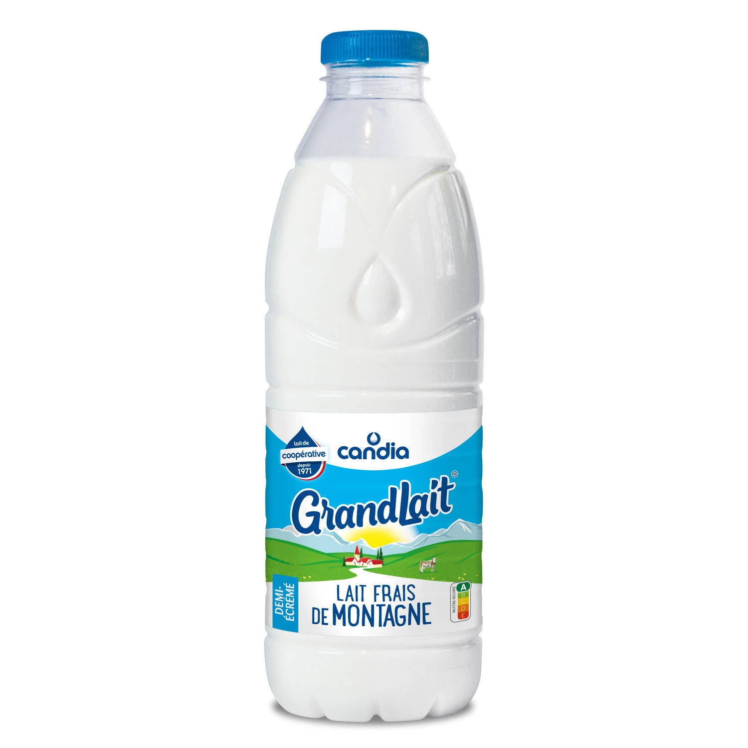 Candia Grandlait Semi-Skimmed Fresh Milk 1L