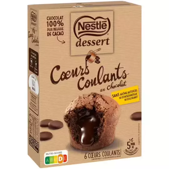 Nestlé Dessert Preparation for Flowing Chocolate Hearts 305g